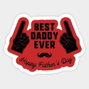 Best Daddy Ever Sticker